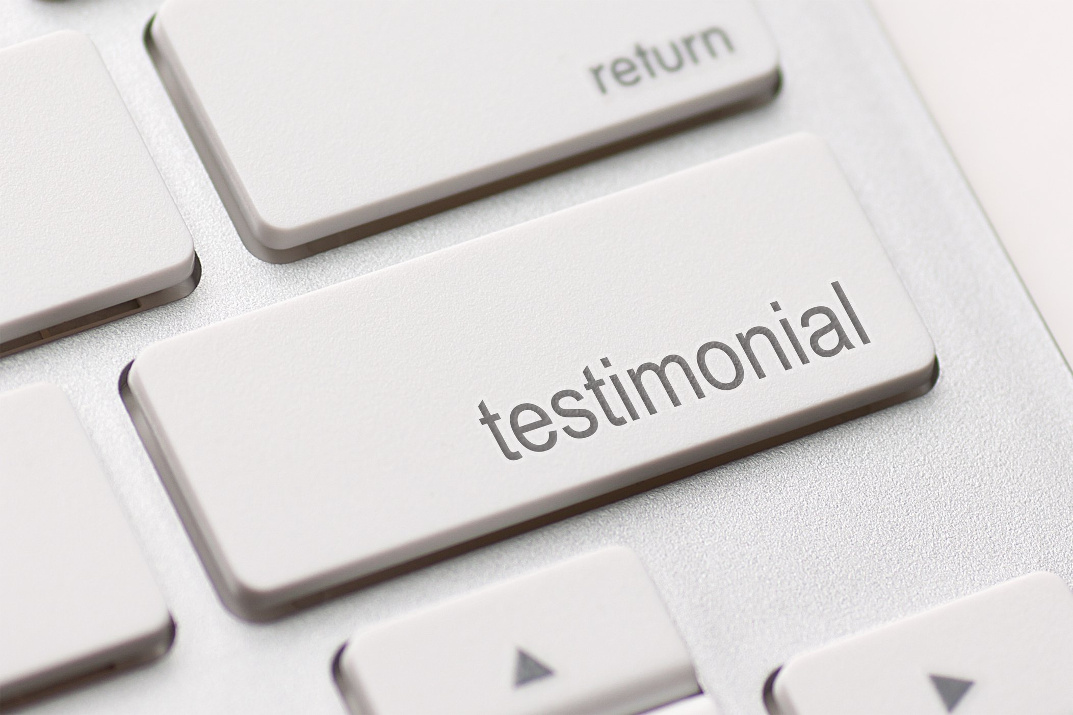 Testimonial on Return key